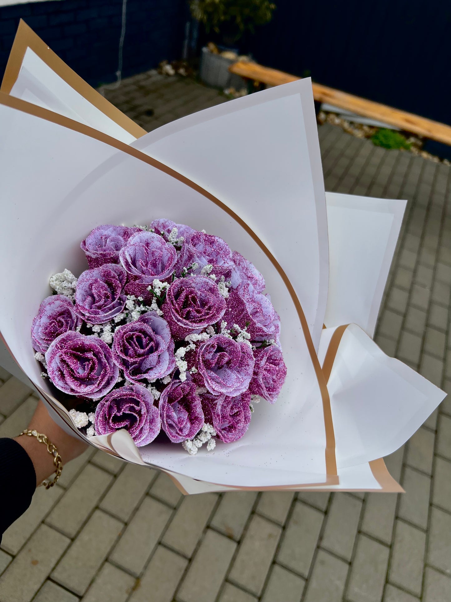 Csillag Rózsa Fehér-Lila MeglepiMűhely
