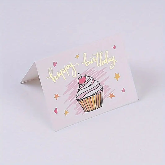🌸 Happy Birthday Greeting Card - Small Thoughts - Great Joy