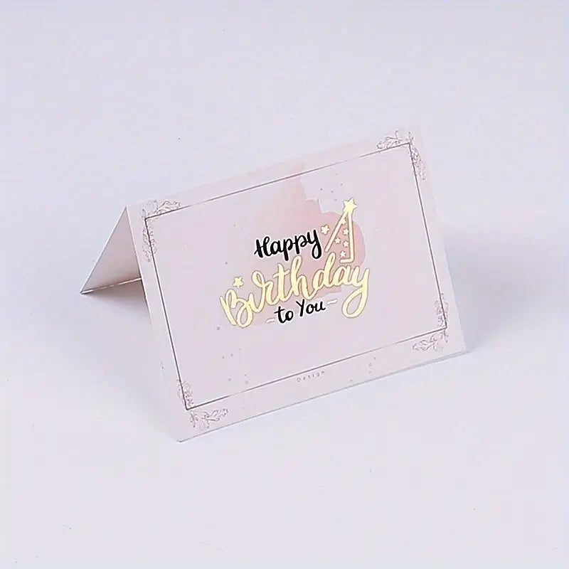 🌸 Happy Birthday Greeting Card - Small Thoughts - Great Joy