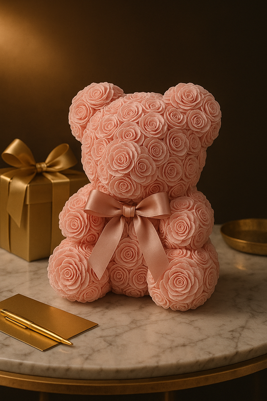 Rózsaszín Rózsa Mackó: Az örök szeretet művészi megtestesítője – ajándék, amely sosem fakul