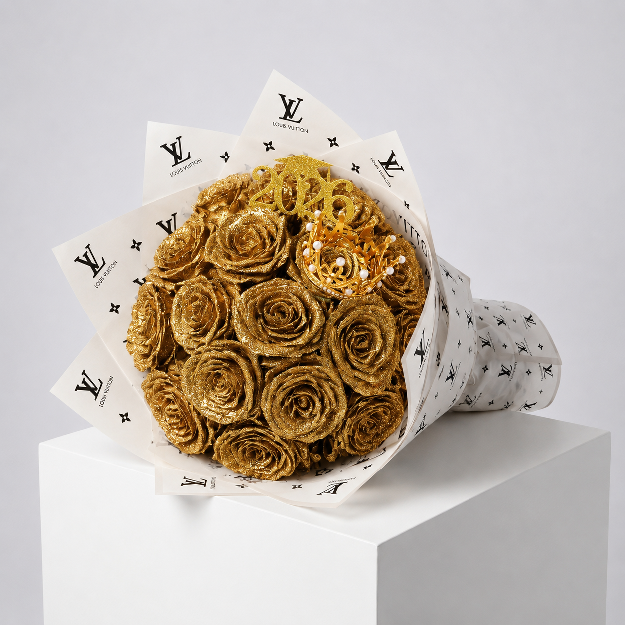 Apricot Gold StarRose Bouquet — when warm light is better than passion