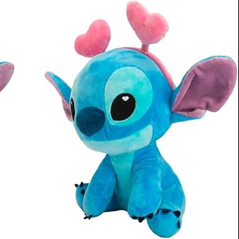 Kék Stitch plüss figura 25 cm, puha bolyhos anyagból